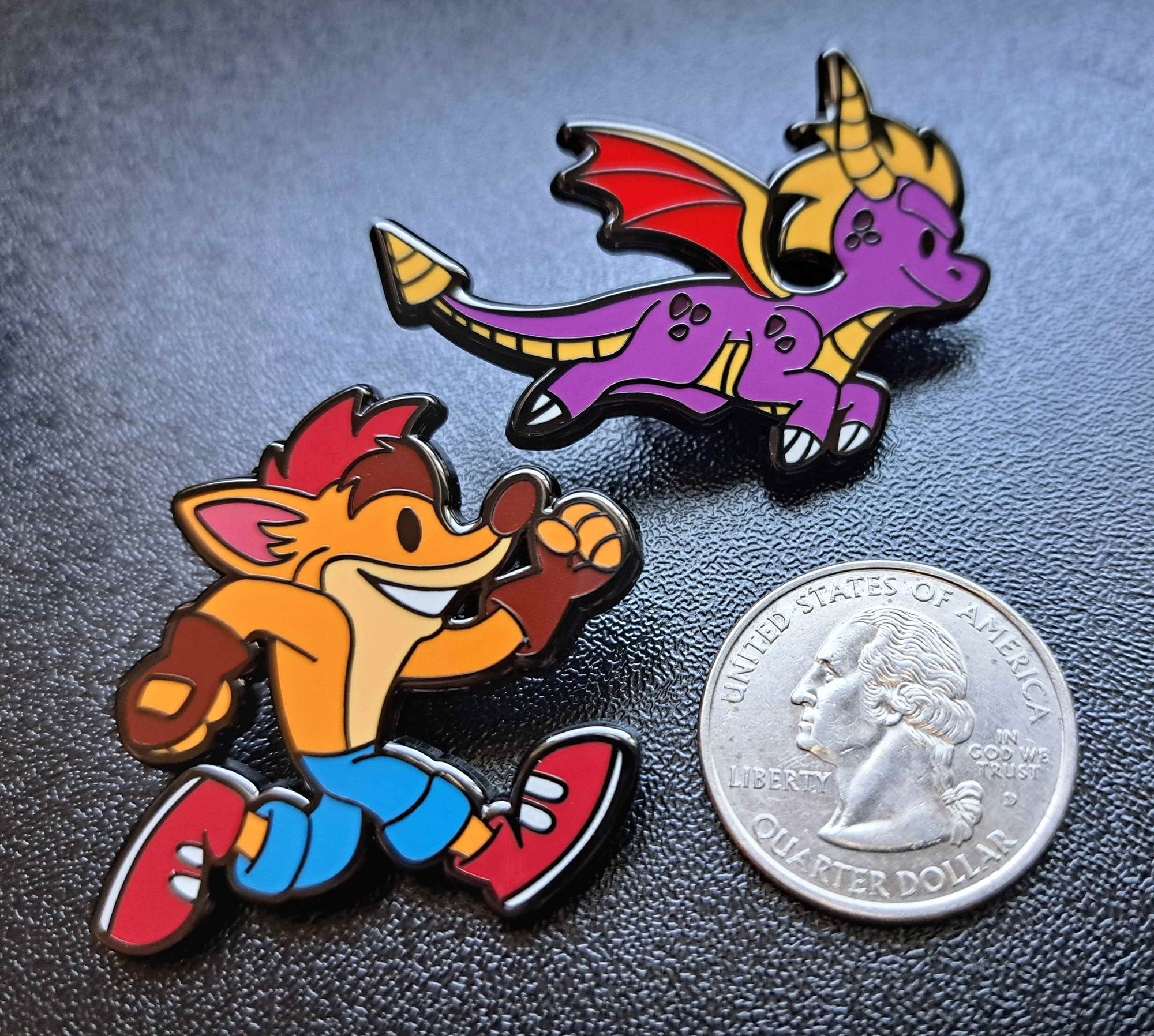 N. SANE + REIGNITED Hard Enamel Pins | Dynamo-Deepblue Art